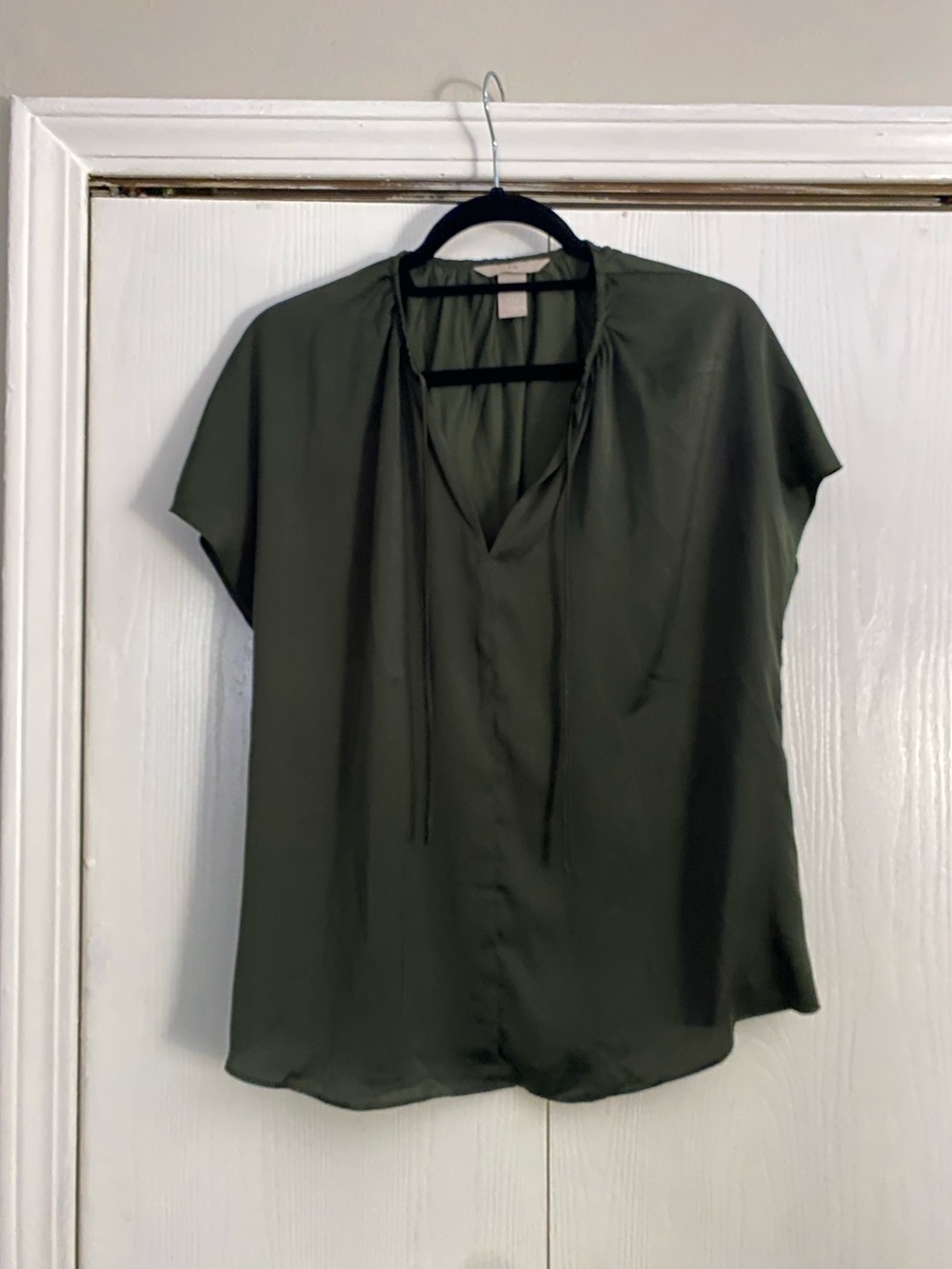 H&M Dark green blouse